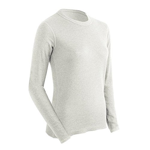 ColdPruf Women's Basic Active Wear Crew Top, Winter White, Large - Image 3