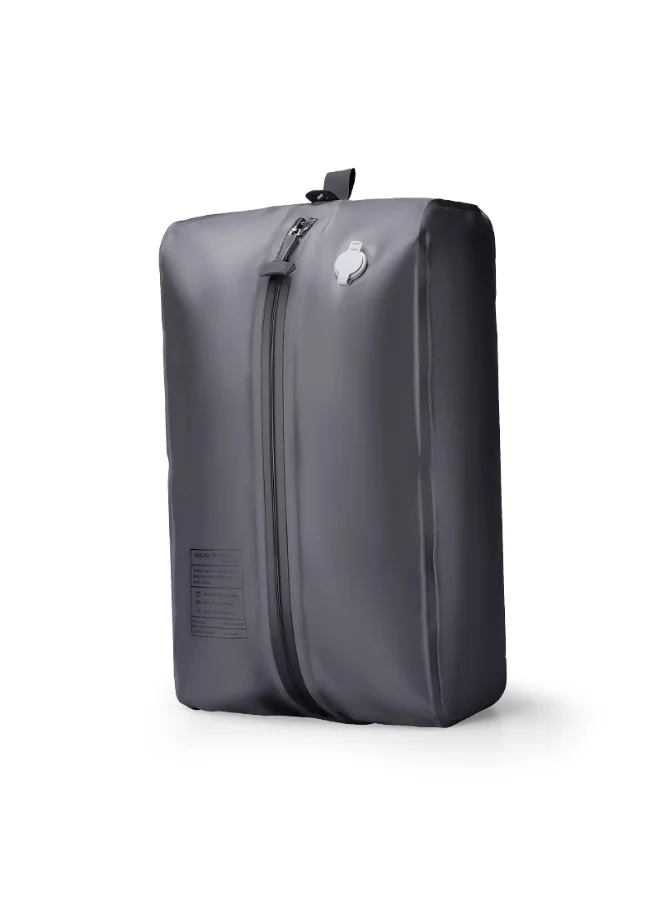 مارك رايدن مارك رايدن حقيبة ضغط سفر بتفريغ الهواء، مضخة يدوية قابلة للنفخ، مصنوعة من قماش نايلون مقاوم للماء، خفيفة الوزن 170 جم، لتوفير المساحة في الحقائب، الظهر أو حقيبة السفر اليدوية.