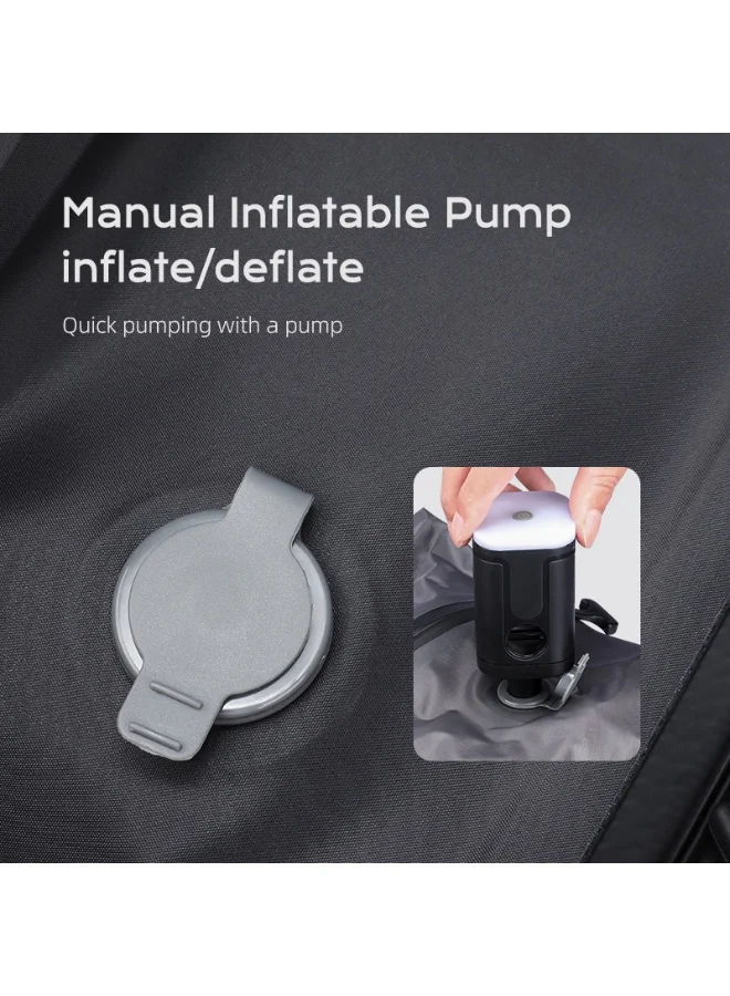 MARK RYDEN  MARK RYDEN Travel Compression Vacuum Bag, Manual Pump Inflatable, Waterproof Nylon, Lightweight 170g, Save Space for Suitcase, Backpack and Carry on  | Best Price UAE