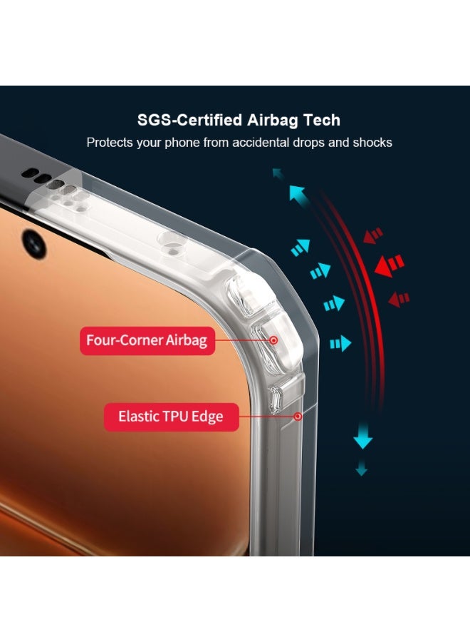 إكسوند غطاء Honor 600 Lite، تصميم حماية عدسة الكاميرا، غطاء خلفي بهيكل TPU + PC مقاوم للصدمات، تصميم نحيف مع مقاومة للاصفرار - Image 4