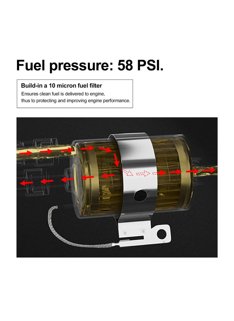 EVIL ENERGY EVIL ENERGY Fuel Filter Regulator 58 PSI fit for LS Swap EFI Conversion C5  - Image 3
