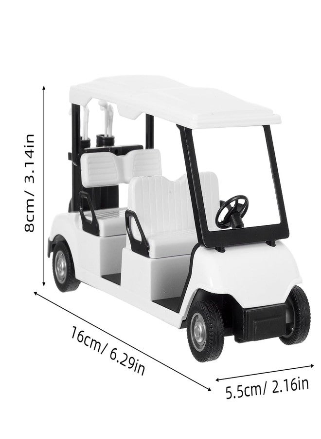 نموذج عربة غولف مصغرة من فيكاسكي، مصنوعة من المعدن المصبوب، تعمل بآلية السحب للخلف، مناسبة للبالغين، قطعة ديكور أنيقة للمنزل والمكتب، مثالية لمحبي الغولف. - Image 4