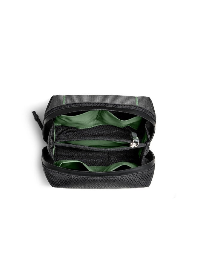 DailyObjects DailyObjects Black Ripstop Vault Tech Organiser | Travel Digital Accessories Storage Bag | Portable Gadget Organizer Case | Regular Zippered Tech Kit Organizer Pouch for Memory Cards - Small  - Image 3
