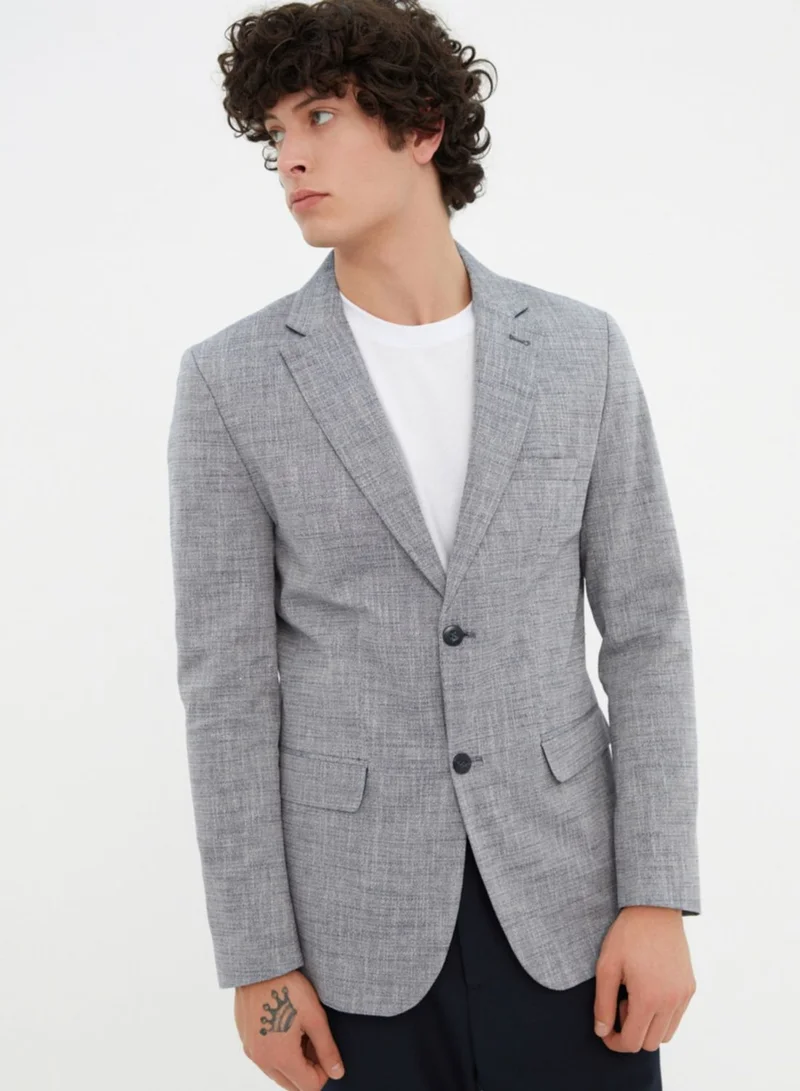trendyol Textured Slim Fit Blazer