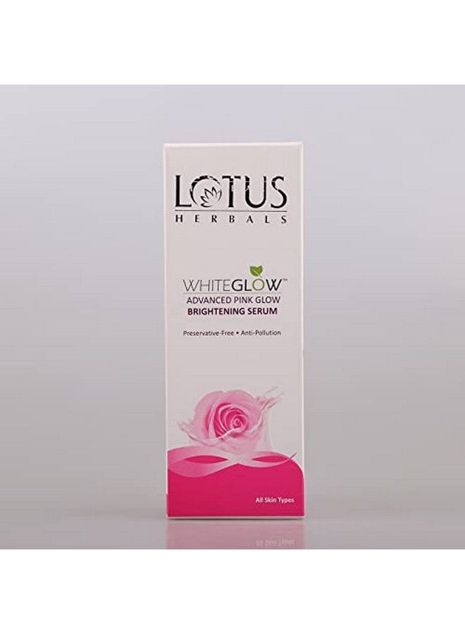 LOTUS HERBALS Whiteglow Advanced Pink Glow Brightening Serum ; Antipollution ; For Dull Skin ; Preservative Free ; For All Skin Types ; 30Ml  - Image 3