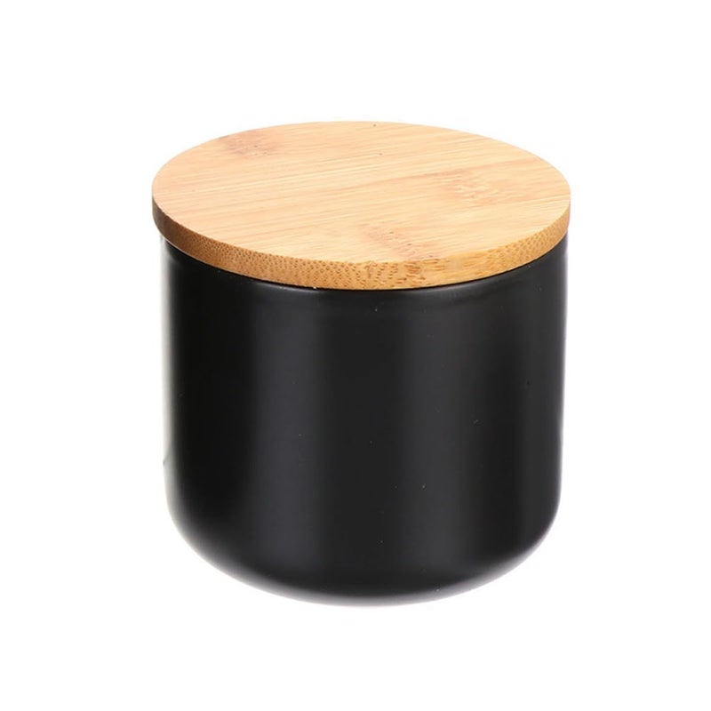 SUPVOX Ceramic Tea Canister Dark Porcelain Airtild Kitchen Food Storage Organizer - Image 2