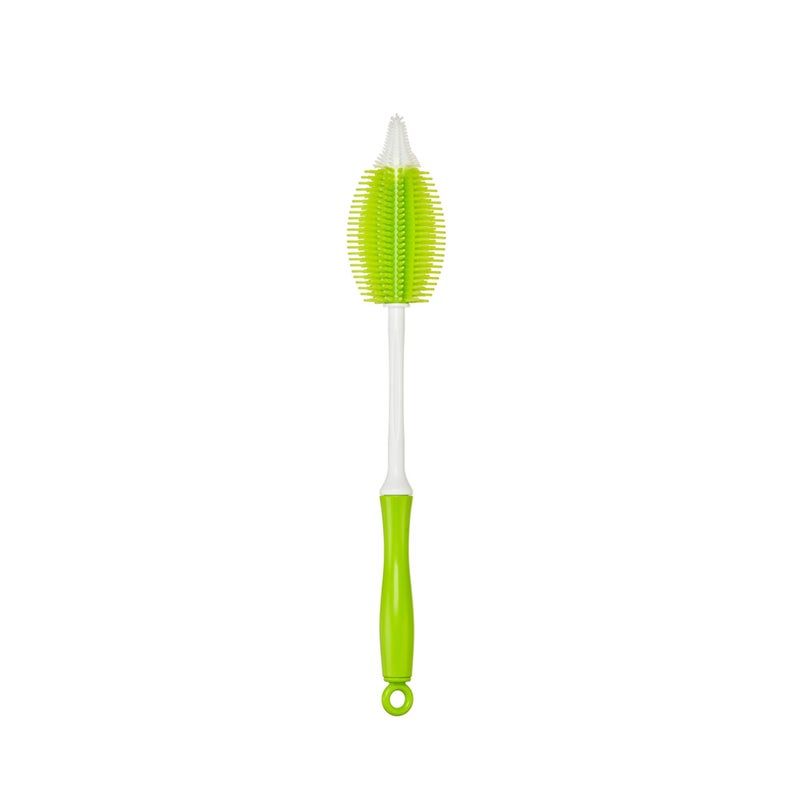 Innobaby 2-in-1 Silicone Bottle Brush, Green - Image 2