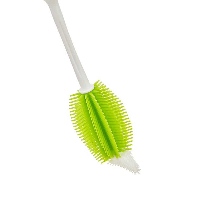 Innobaby 2-in-1 Silicone Bottle Brush, Green - Image 3