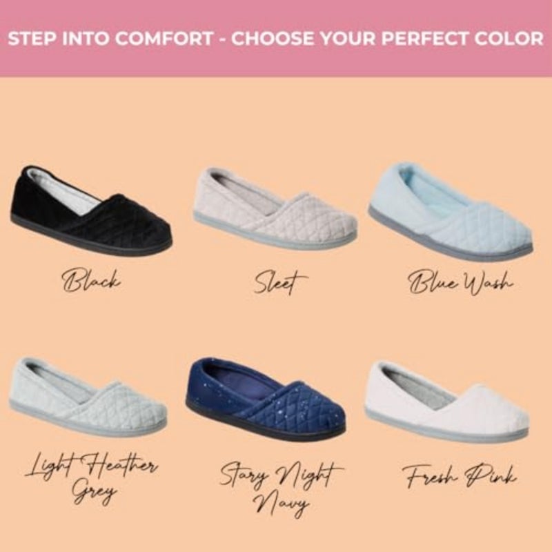 Dearfoams Katie Microfiber Velour Espadrille womens Slipper - Image 2