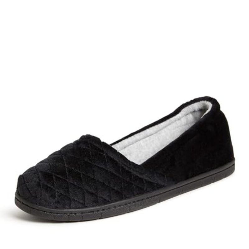 Dearfoams Katie Microfiber Velour Espadrille womens Slipper - Image 1