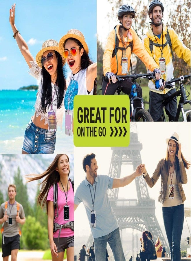Gear Beast Universal Cell Phone Lanyard Compatible with iPhone, Galaxy & Most Smartphones Includes Phone Case Holder with Card Pocket,Soft Neck Strap with Breakaway Clasp & Detachable Convenience Clip - Image 4