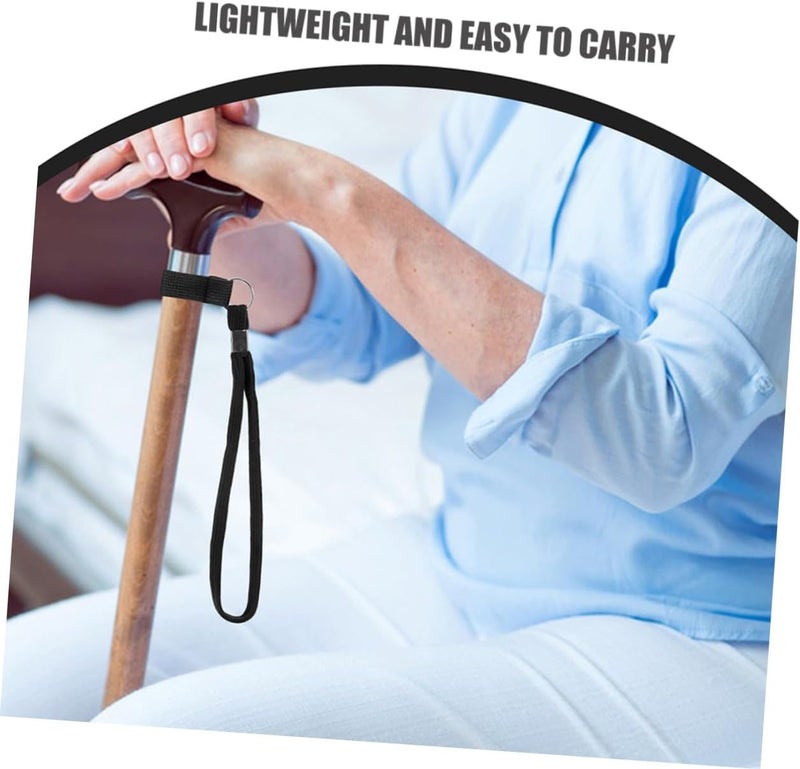TIDTALEO 8pcs Anti-lost Walking Stick Wrist Straps Cane Accessories for Seniors Hiking and Travel Sturdy Walking Cane Lanyards - Image 2