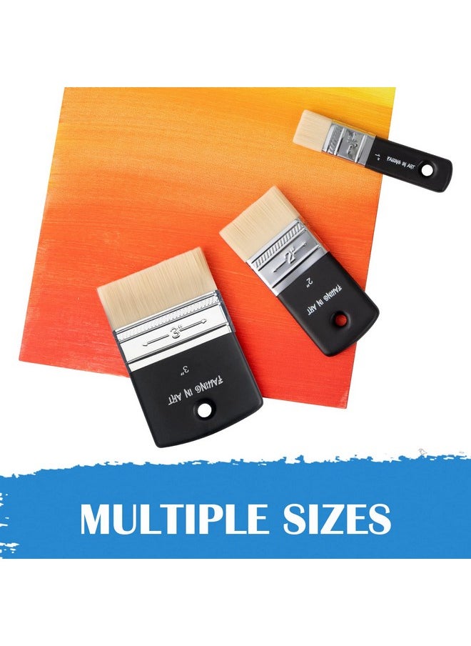 Falling In art Flat Paddle Paint Brush, Scale Brush For Oil And Acrylic Paints,2 Inch  - Image 5
