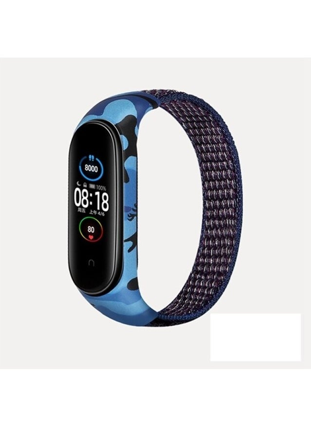 Gregoss - Xiaomi Mi Band Bracelet 3,4,5,6 Compatible Velcro Adjustable Mesh Fabric Strap 3-Piece Combination - Image 1
