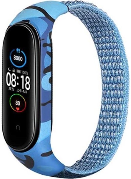 Gregoss - Xiaomi Mi Band Bracelet 3,4,5,6 Compatible Velcro Adjustable Mesh Fabric Strap 3-Piece Combination - Image 1