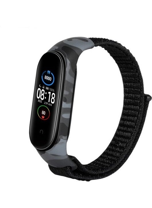 Gregoss - Xiaomi Mi Band Bracelet 3,4,5,6 Compatible Velcro Adjustable Mesh Fabric Strap 3-Piece Combination - Image 1