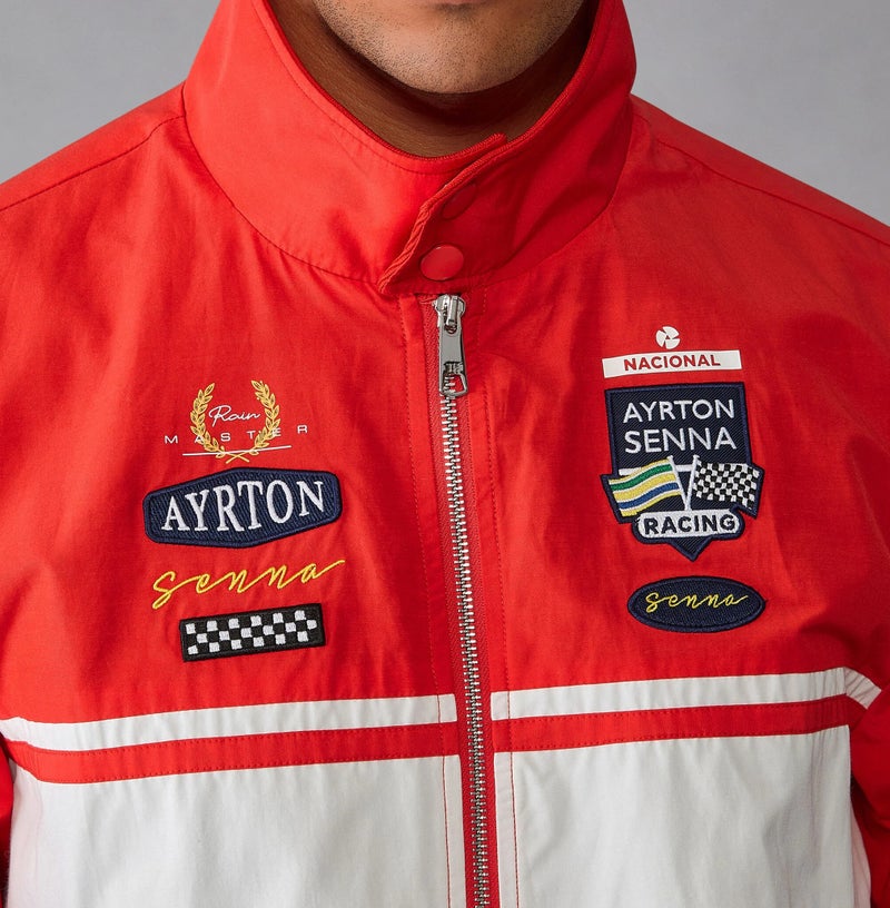 Ayrton Senna AS FW MENS LEGACY PATCHWORK BOMBER - Image 5