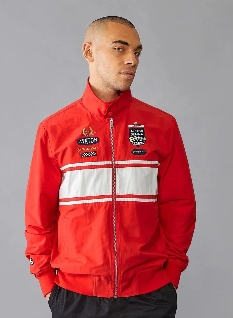 آيرتون سينا  AS FW MENS LEGACY PATCHWORK BOMBER