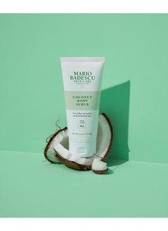 MARIO BADESCU Coconut Body Scrub for All Skin Types : Body Scrub that Softens and Smoothes :Formulated with Niacinamide & Salicylic Acid: 6 OZ  - Image 5