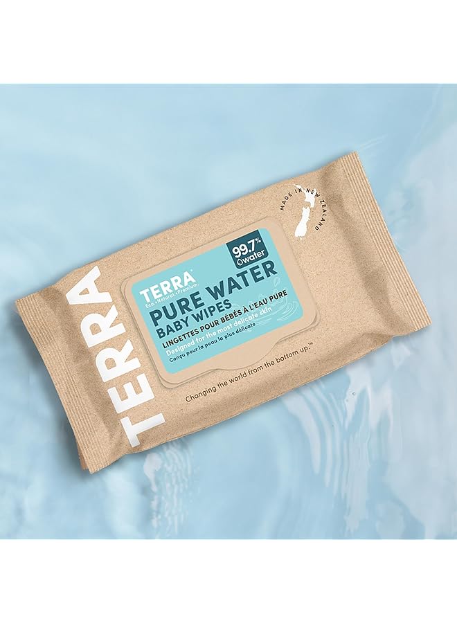 Terra Bamboo Baby Wipes99.7% Pure New Zealand Water 100% Biodegradable Bamboo Fiber 0% Plastic For Sensitive Skin No Harmful Chemicals Or Unwanted Ingredients 0+ Months 1 Pack Of 70 Wipes - Image 3