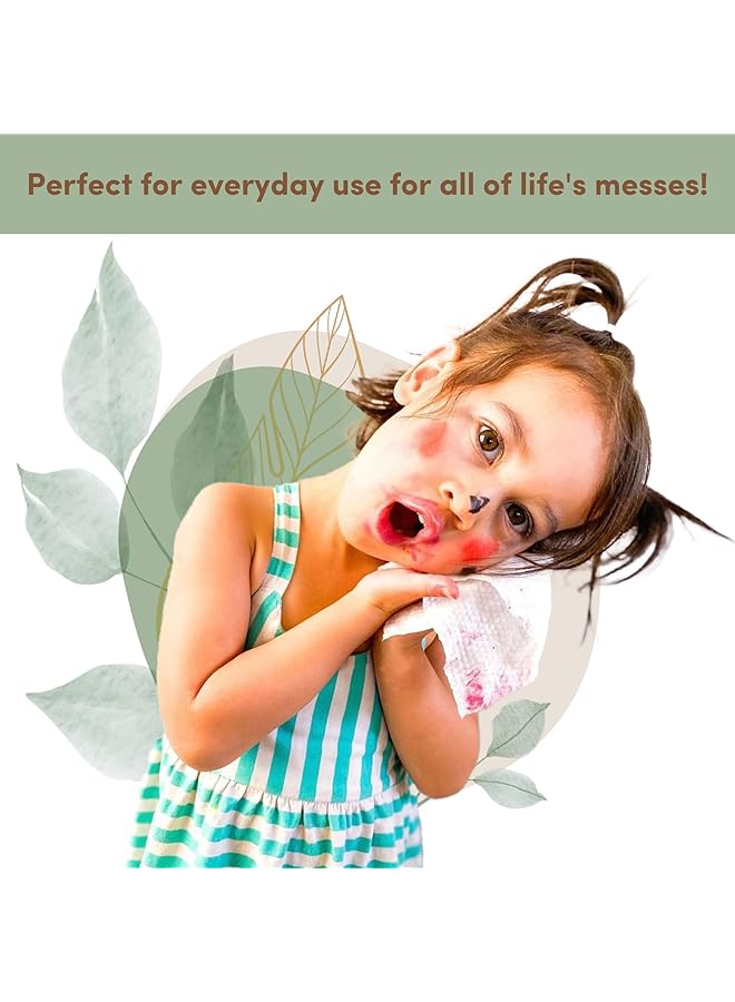 Terra Bamboo Baby Wipes99.7% Pure New Zealand Water 100% Biodegradable Bamboo Fiber 0% Plastic For Sensitive Skin No Harmful Chemicals Or Unwanted Ingredients 0+ Months 1 Pack Of 70 Wipes - Image 5