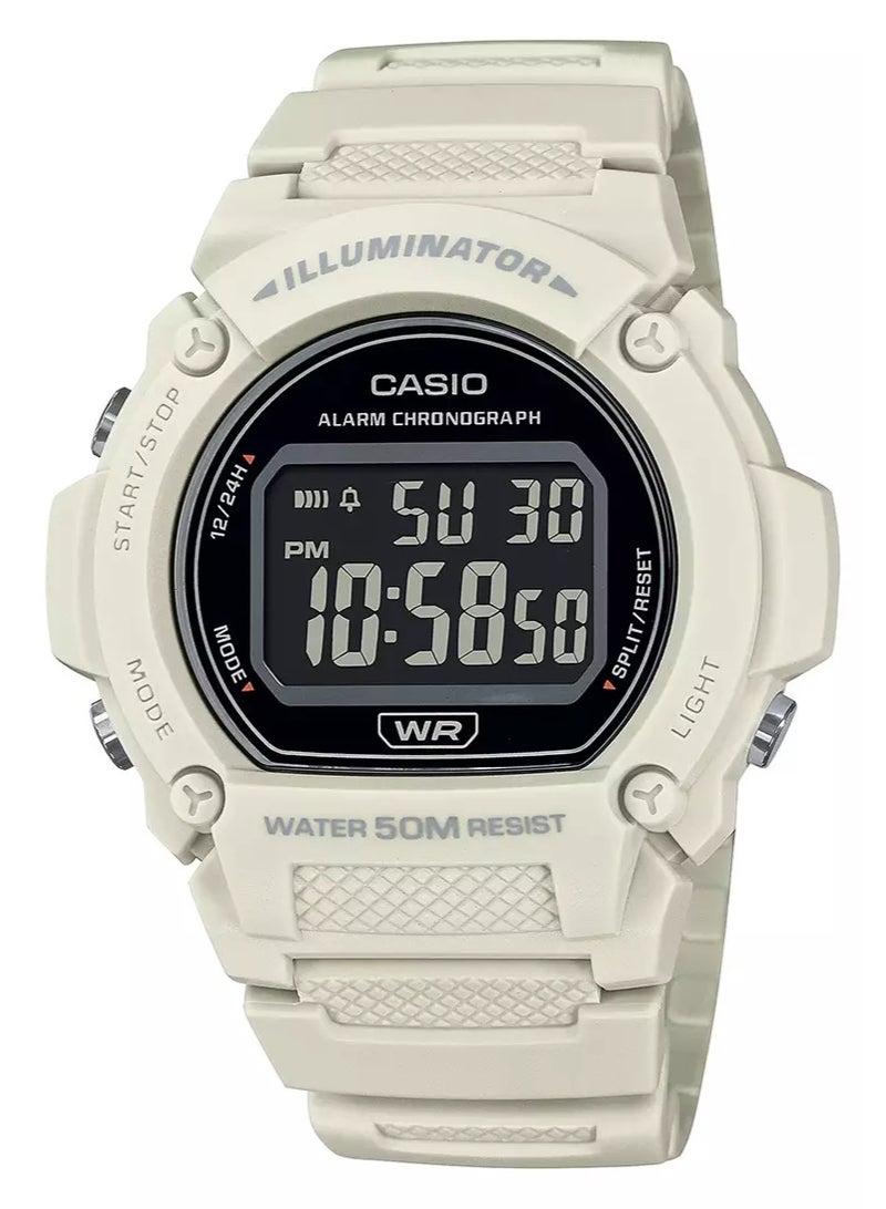 CASIO Digital Men's Watch - W-219HC-8BVDF - Image 1