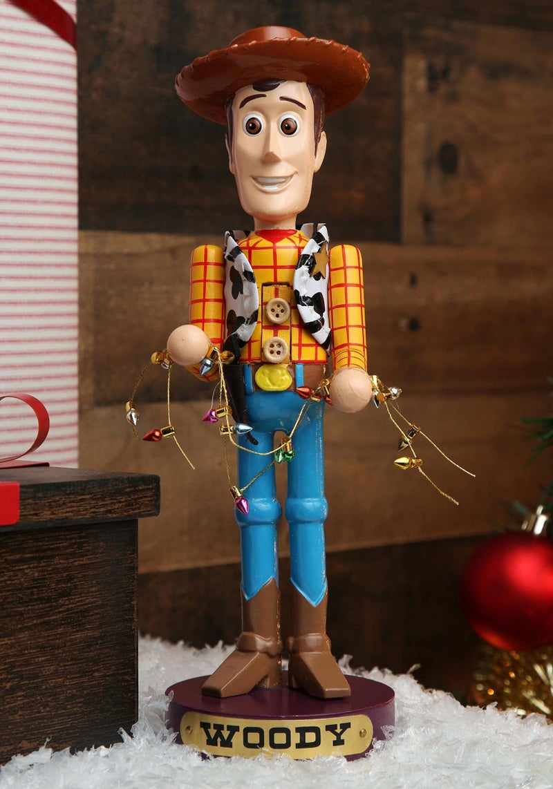 Disney Kurt Adler Disney Toy Story Woody Nutcracker, 11-inch Height, Multicolor, Wood - Image 2