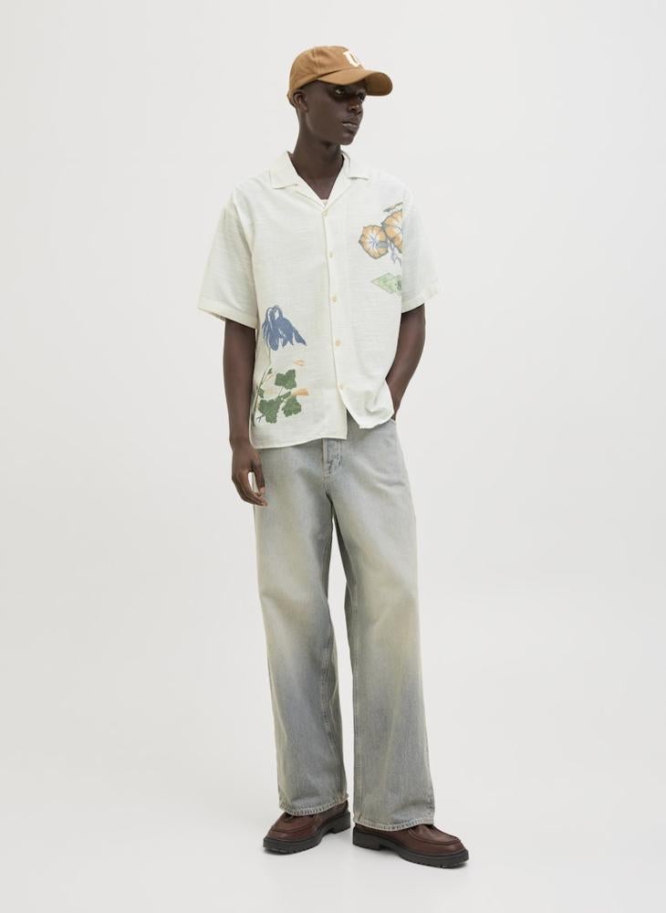 JACK & JONES - Jorluke Retiro Printed Relaxed Fit Shirt - Image 1