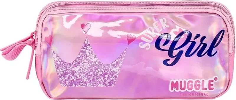 موغل Super Girl Pencil Bag Pink