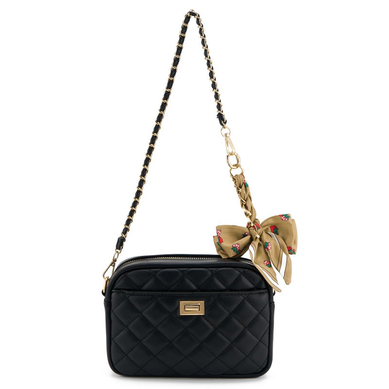 ZOOEASS Bag Extender Chain with Bow Ribbon Purse Chain Extender for Crossbody Bag Charms Women Handbag Decoration Accessories(Ginger Yellow) - Image 4