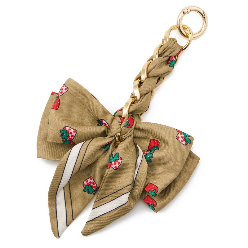 ZOOEASS Bag Extender Chain with Bow Ribbon Purse Chain Extender for Crossbody Bag Charms Women Handbag Decoration Accessories(Ginger Yellow) - Image 1