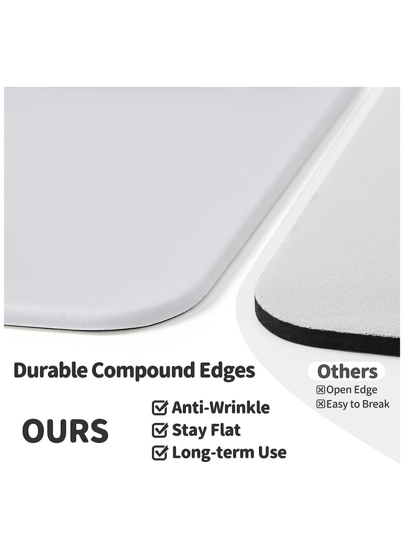 Captaintech Mouse Pad Wrist Rest,Memory Foam Mousepad, Ergonomic Wrist Rest Support, with Non-Slip Base for Computer, Gaming, Office, for Easy Typing, Pain Relief - Image 2