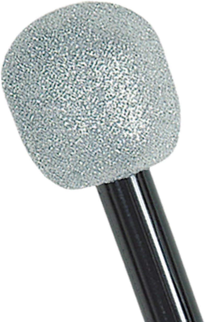 Beistle Silver and Black Glittered Microphone Costume Accessory - Image 5