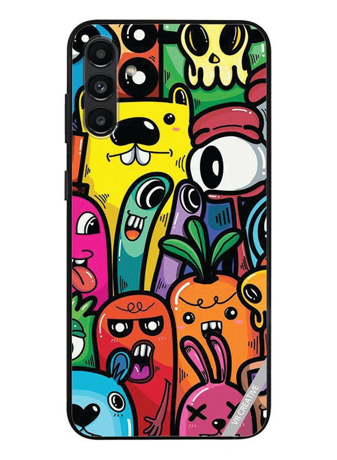 VR CREATIVE Protective Case Cover For Samsung Galaxy A13 5G Cartoon3 Design Multicolour - Image 1