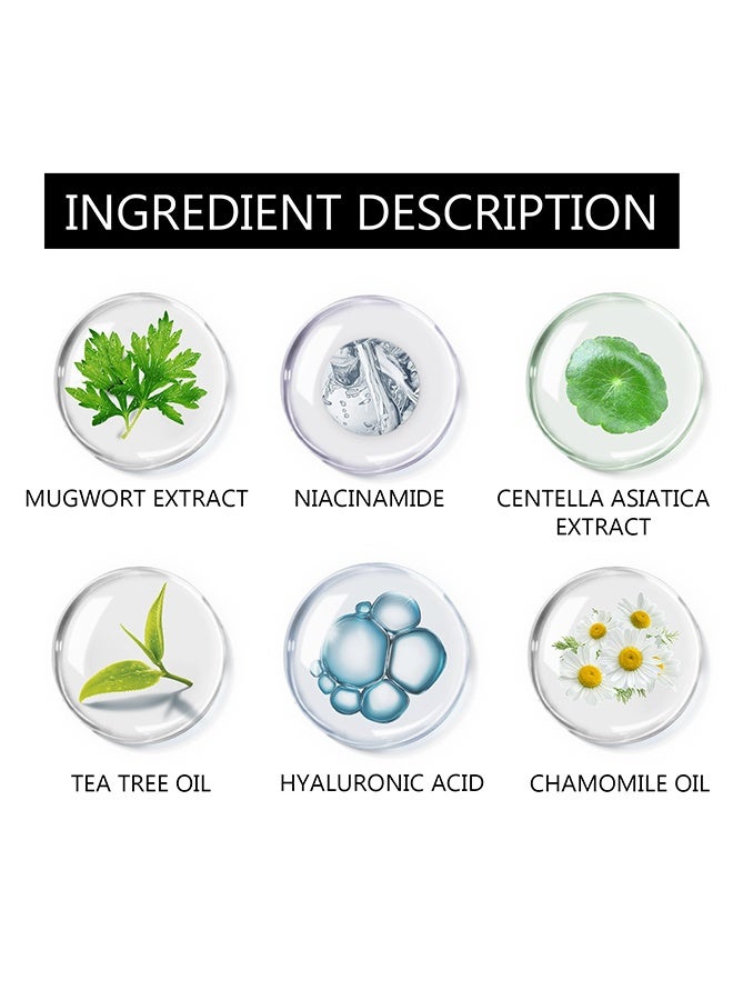 West&Month Mugworts Ance Clay Stick-Mugwort Anti Pores And Acne Clay Mask, Cleansing Mask Mud Mask For Men And Women, Moisturizing Oil Control Shrink Remove Blackheads, Shrink Pores, Improve Skin Tone - Image 5