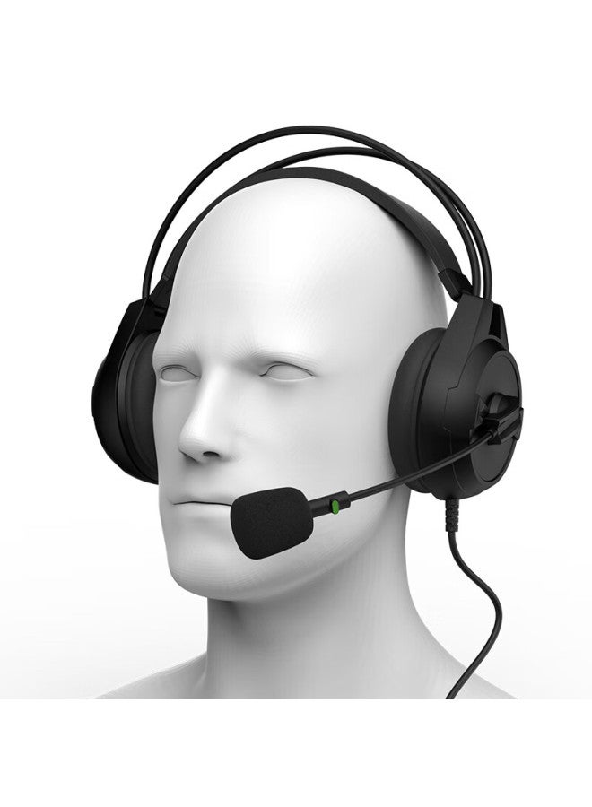 Somic D98 Over-ear Headphones Computer Office Education Learning Online Course Training Headset Student English Exam Special Headphones Black - Image 3