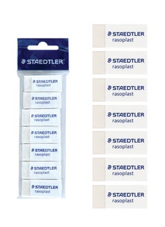 STAEDTLER 7-Piece Rasoplast Medium Size Pencil Eraser  - Image 1