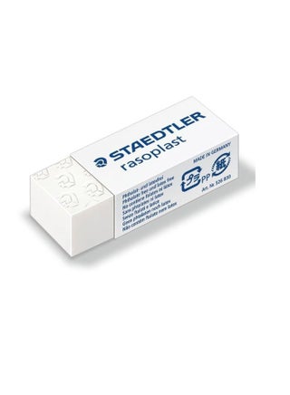 7-Piece Rasoplast Medium Size Pencil Eraser - view 2