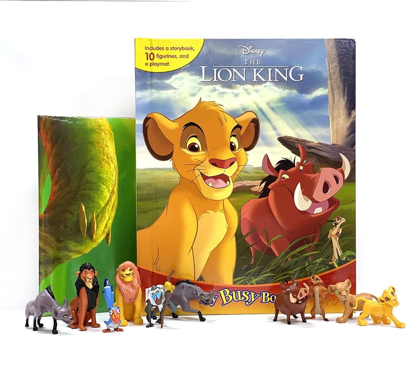 Disney Lion King My Busy Books - Storybook, 10 figurines, playmat - Image 1