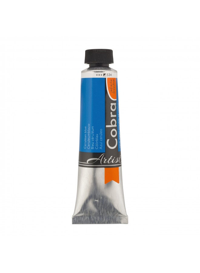 Cobra Water-Mixable Oil Color 40 ml Tube - Cerulean Blue