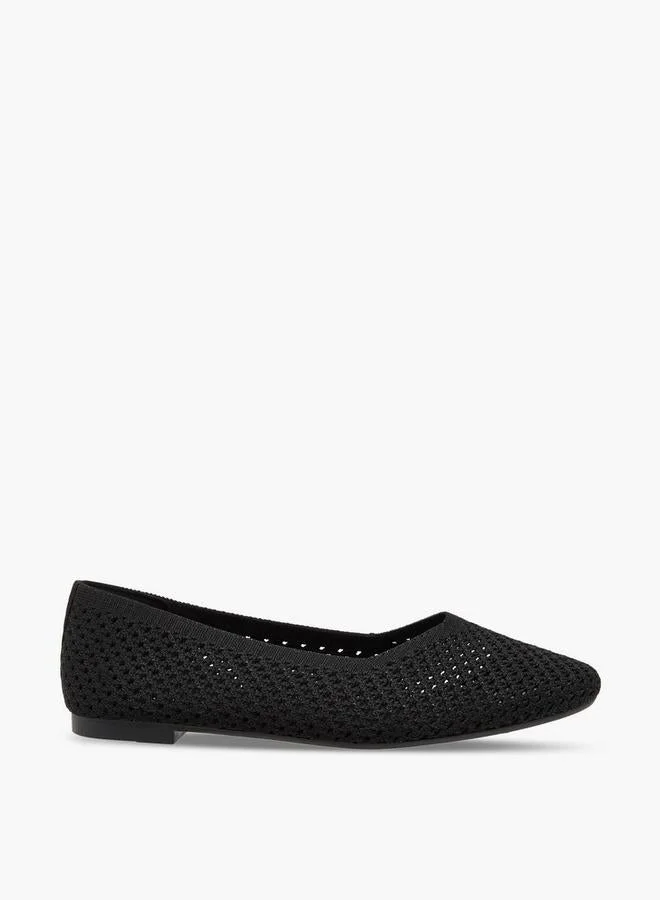 Flora Bella Women Textured Ballerina Shoes
