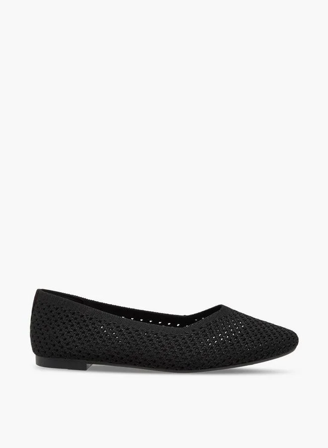 Flora Bella By Shoexpress  Flora Bella Women Textured Ballerina Shoes for Women | Best Price UAE