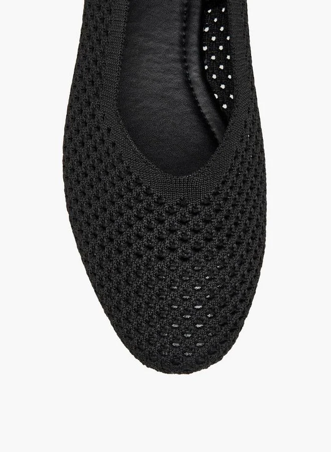 Flora Bella By Shoexpress  Flora Bella Women Textured Ballerina Shoes for Women | Best Price UAE