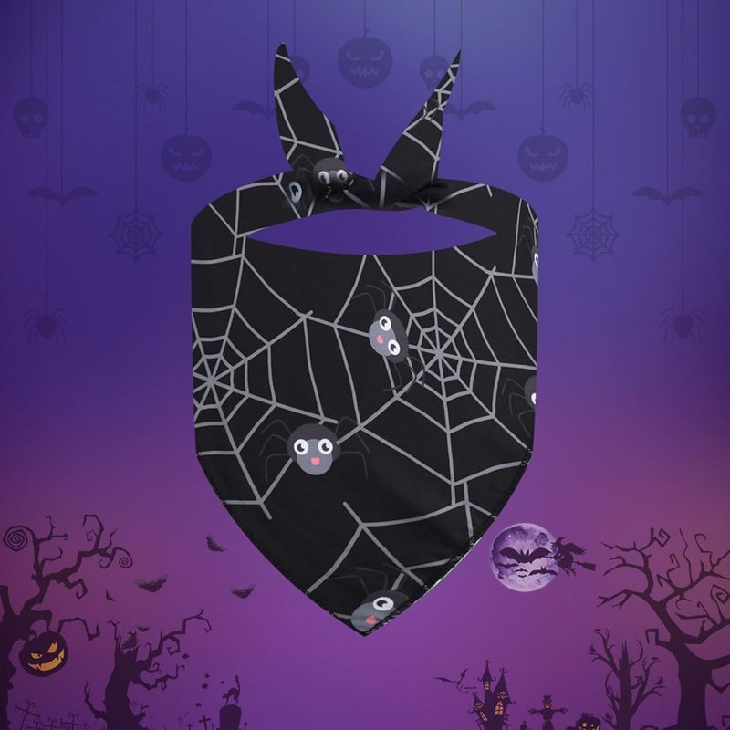 4lots Halloweens Triangles Dog Bib Pet Grooming Scarves Themed Pet Neckerchief for Dogs and Cats Lovely Dog Triangles Bib - Image 4