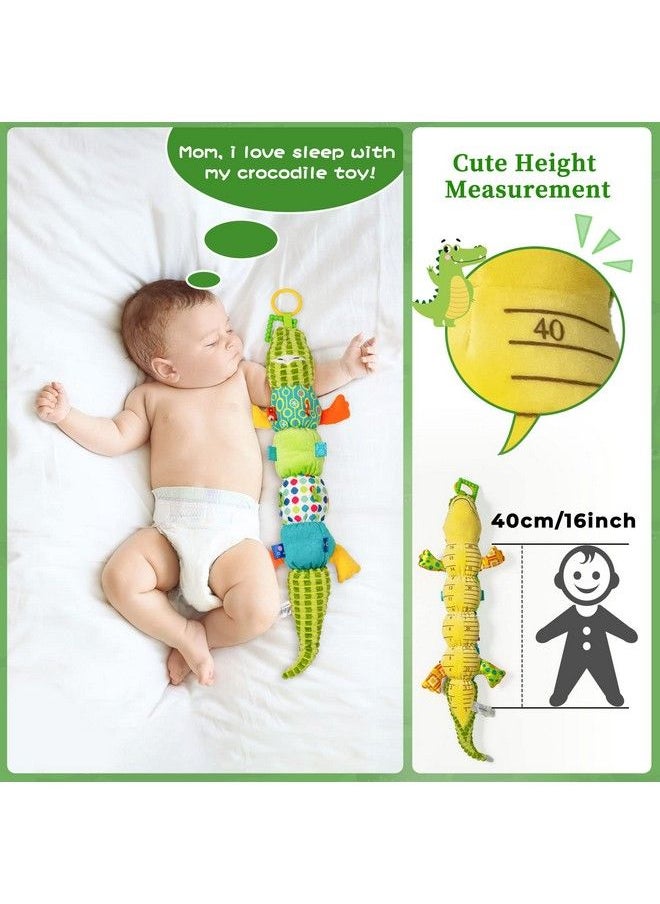 Jollybaby Baby Toys Tummy Time Baby Toys With Rattles Crinkle Newborn Baby Musical Toys For Infant 0 3 6 9 12 Months Boys & Girlsalligator  - Image 5