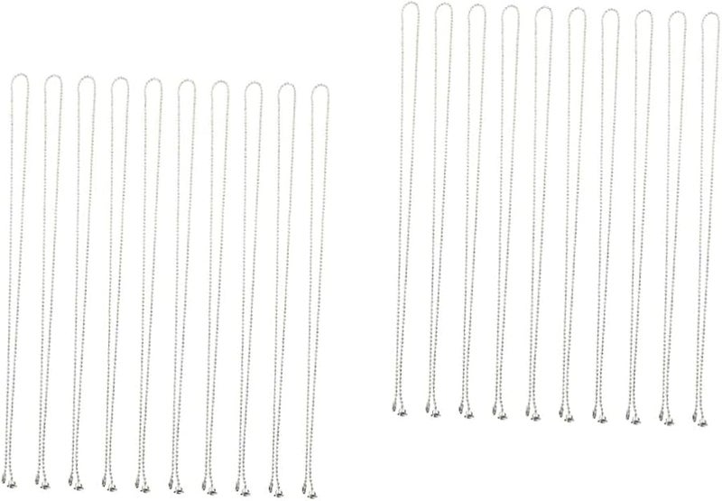 Artibetter 20 قطعة قلادات سلسلة سحب خرزية لتزيين مروحة السقف وإضاءة الحائط - Image 1