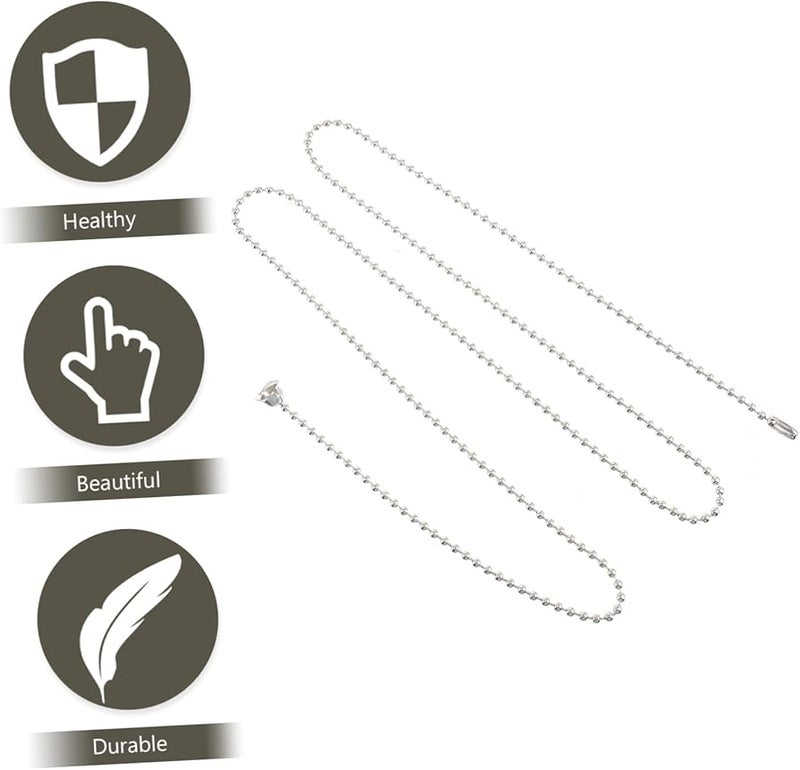 Artibetter 20 قطعة قلادات سلسلة سحب خرزية لتزيين مروحة السقف وإضاءة الحائط - Image 3