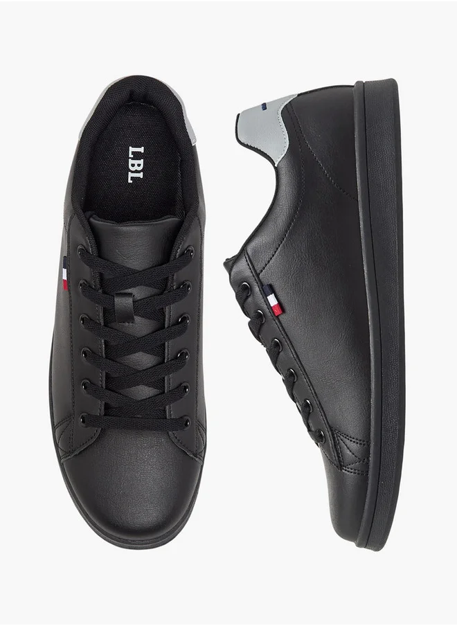 ال بي ال من شو اكسبرس Men's Panelled Lace-Up Sneakers