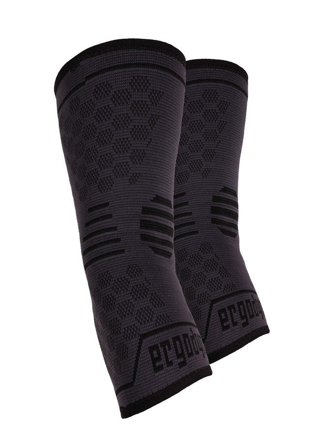 Ergodyne - 16594 ProFlex 651 Elbow Compression Sleeve, Brace Support for Men and Women Black Large - Image 1