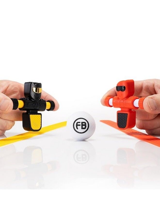 Fat Brain Toys Foosbots On The Go, 2 Player Games for Kids Toys, New Active Play Tabletop Trickshot Game for Ages 6 and Up
